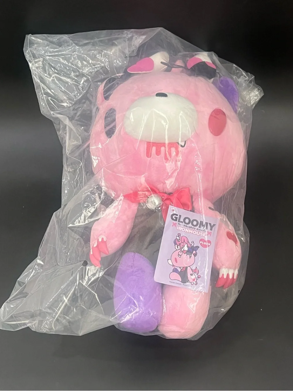 Gloomy Bear The Naughty Grizzly Ironmouse Plush - New w/ Tag